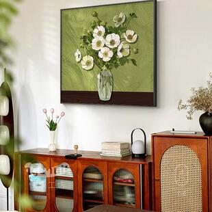 中古风餐厅装饰画客厅2026新款壁画高级感饭厅背景墙餐桌挂画摆画