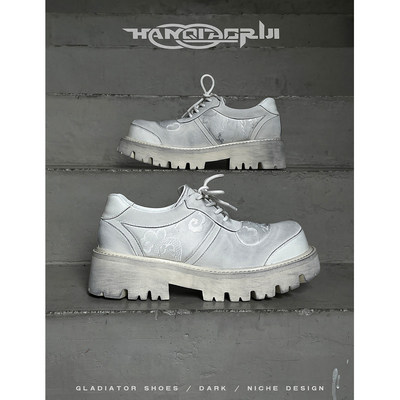 韩桥日记龙年限定厚底德比鞋