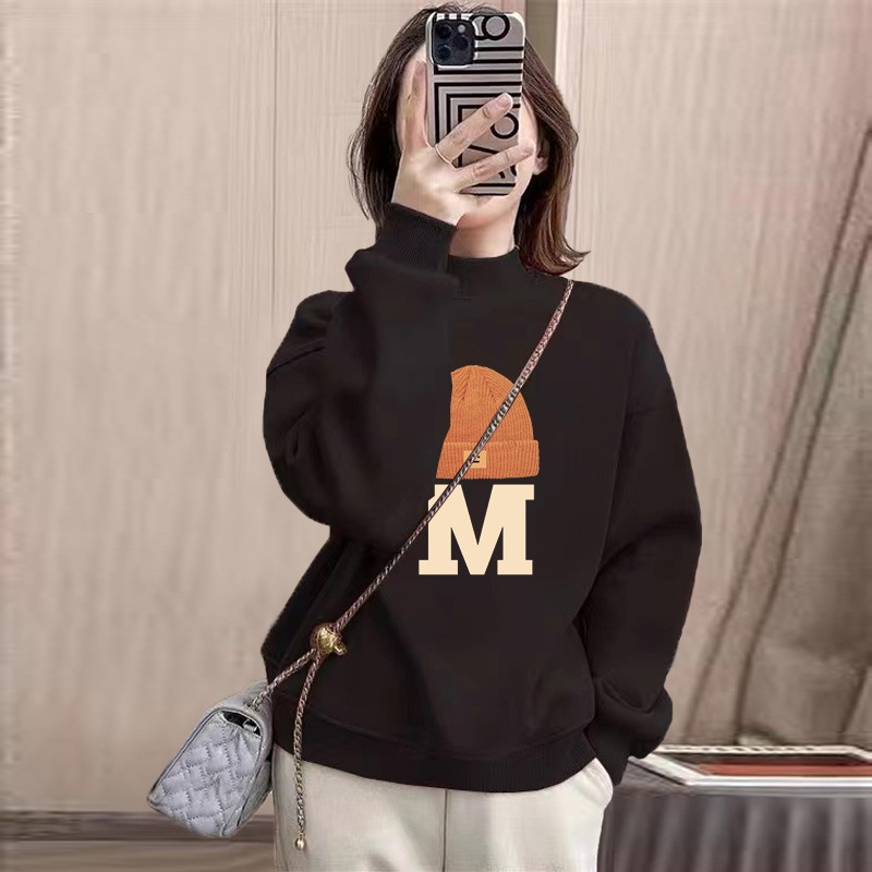 送运费险百分百不起球半高领卫衣