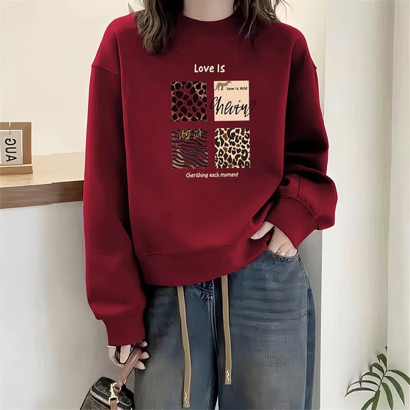 送运险欧货纯棉卫衣女加绒加厚