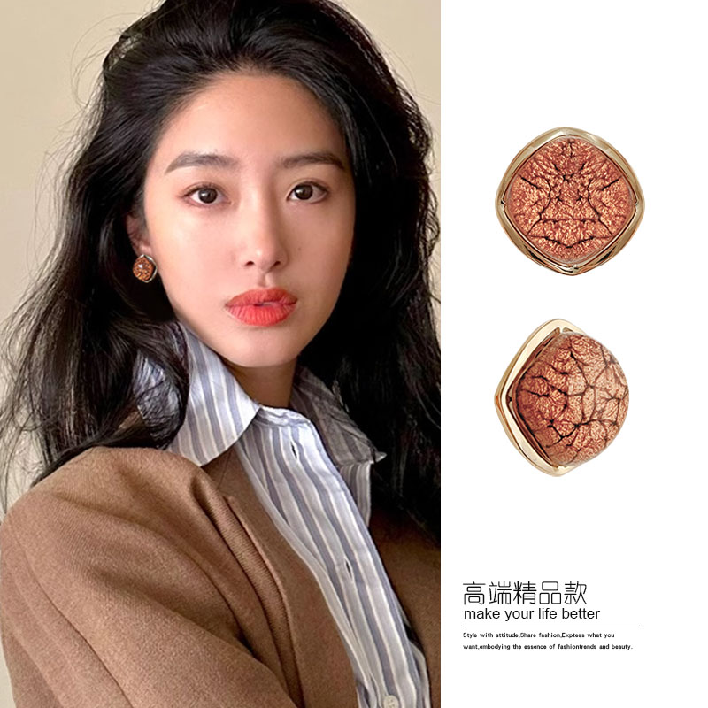 新款潮秋冬美德拉耳环耳夹无耳洞女耳钉轻奢高级感时尚百搭夹耳饰