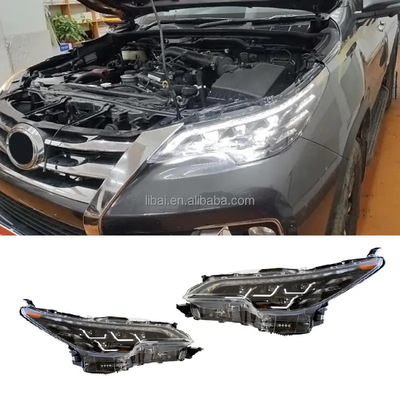 适用于2016-2020年款丰田fortuner穿越者奔跑者前大灯四眼大灯