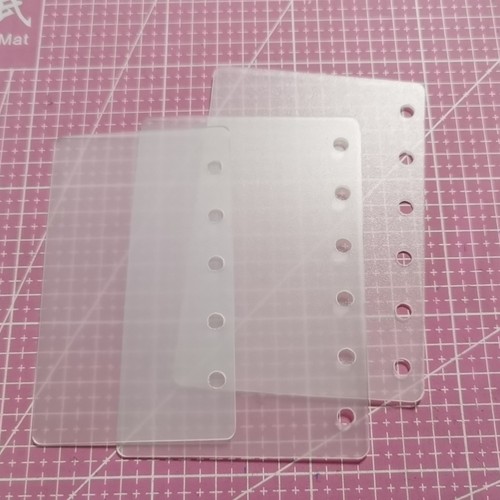 A5A6A7A8A9光板垫板隔板白色半透明磨砂硬板1mm厚可拆卸可打孔