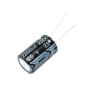 Risym 电解电容25V/2200uF 体积13*21直插优质铝电解电容器 10只