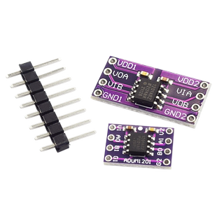 ADUM1201串口数字隔离器模块 磁隔离/SPI/CAN总线收发器信号隔离