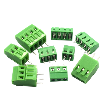 接线端子 螺钉式PCB端子DC/KF128-2P/3/4/5/14P间距3.81MM可拼接