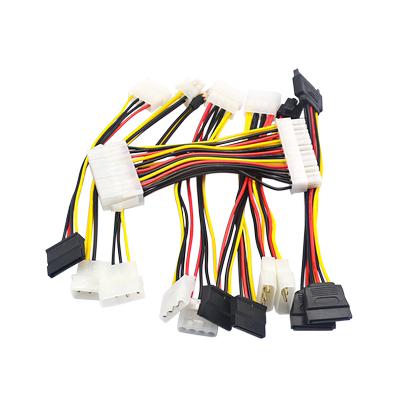 sata硬盘电源线一分二6P转IDE4针