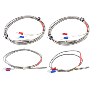 K型热电偶 不锈钢表面探头4*30mm温控测温线探针温度传感器耐高温