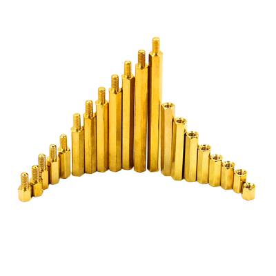 六角铜柱M3M4单头/双通铜螺柱