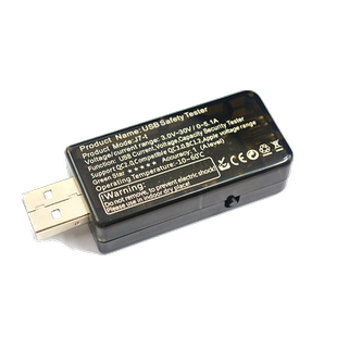 usb电流电压容量负载功率检测试仪表手机快充移动电源安全监测器