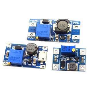 2a升压板DC-DC可调升压稳压电源模块mt3608输入2-24V升5/9/12/28V