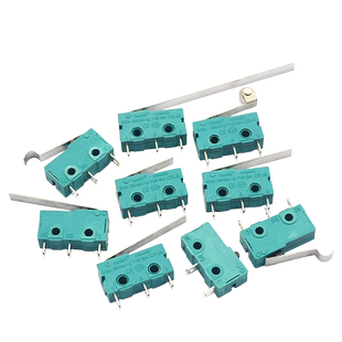 银触点5A250V微动开关KW12行程限位开关触点按键2脚 3脚行程开关