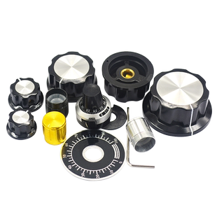 MF-A01 A02 电位器WTH118/RV24旋钮帽子胶木旋钮旋转刻度铝合金计