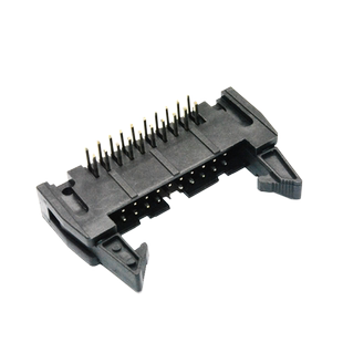 Risym 弯角DC2-20P 弯脚 20P牛角座 90度卡钩牛角座 黑色铜脚 2个