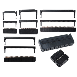 FC压线头 排线头 牛角插头FC-6/8/10/16/20/26/40/50/64P 2.54MM