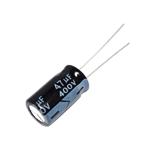 Risym 电解电容400V/47uF 体积16*25mm直插优质铝电解电容器 5只