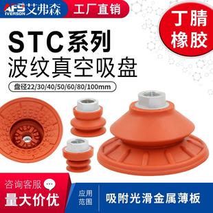 125金属钣金真空吸盘 STC22 强力橡胶防滑 100