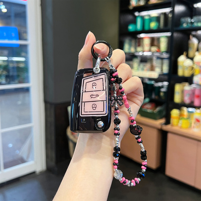 适用大众钥匙套速腾探歌探岳途观L迈腾帕萨特polo壳高尔夫8朗逸女