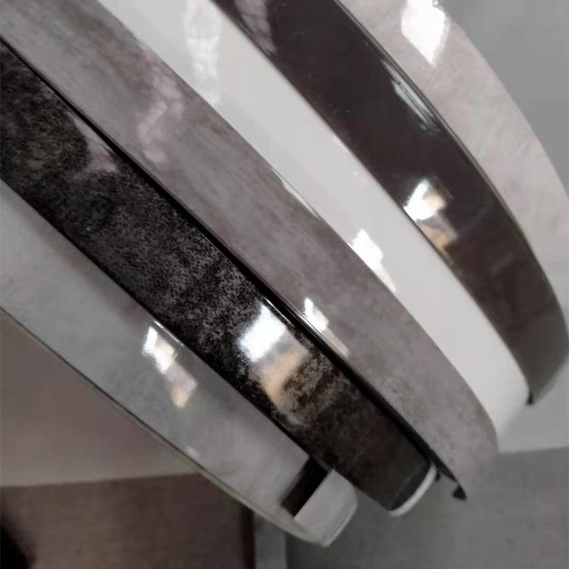 高光封边条pvc免漆板家具封边皮亮光橱柜门衣柜pet门板肤感封边皮