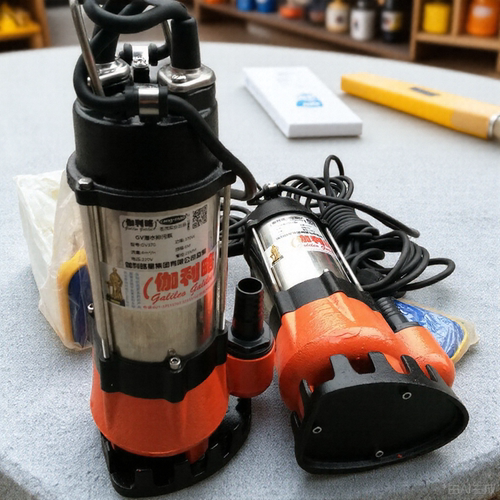 家用小型电动抽水泵小型家用污水泵上海小型潜水泵小区抽水泵