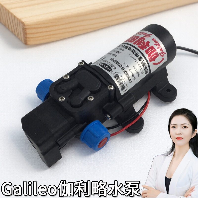 1l高压水泵珠海高压泵一体式洗车泵24伏自吸泵提升压力泵微型泵
