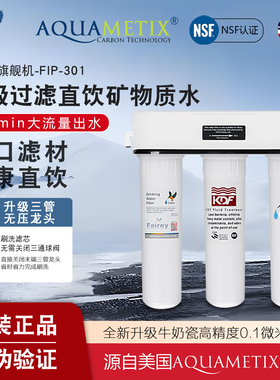 Fairey适用道尔顿净水器DFIP301陶瓷滤芯家用台下厨房直饮水过滤