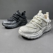 网红老爹鞋 海丽男鞋 网面个性 另类街拍时尚 春季 2026厚底增高休闲鞋