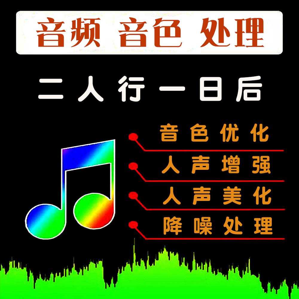二人行一日后 音频处理 音色优化 人声增强美化 降噪 许志安