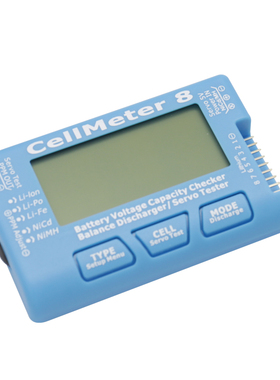 CellMeter 8测电器AOK电显8S航模舵机测试窄频伺服测试器电池放电
