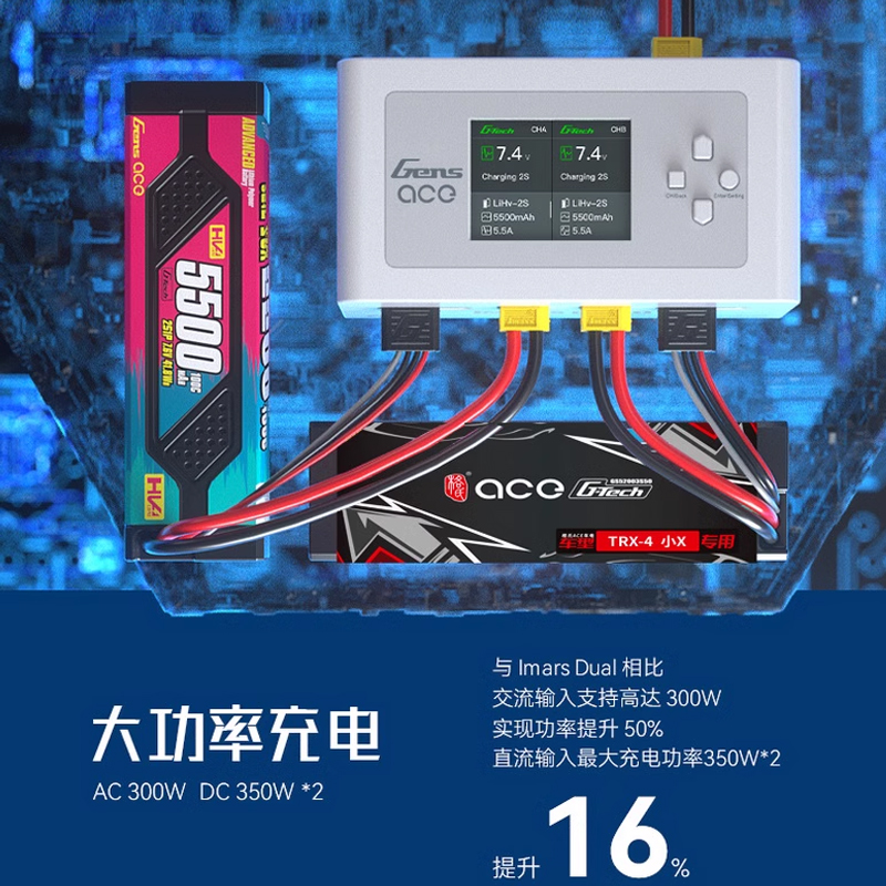 ACE格氏D300双通道平衡充电器