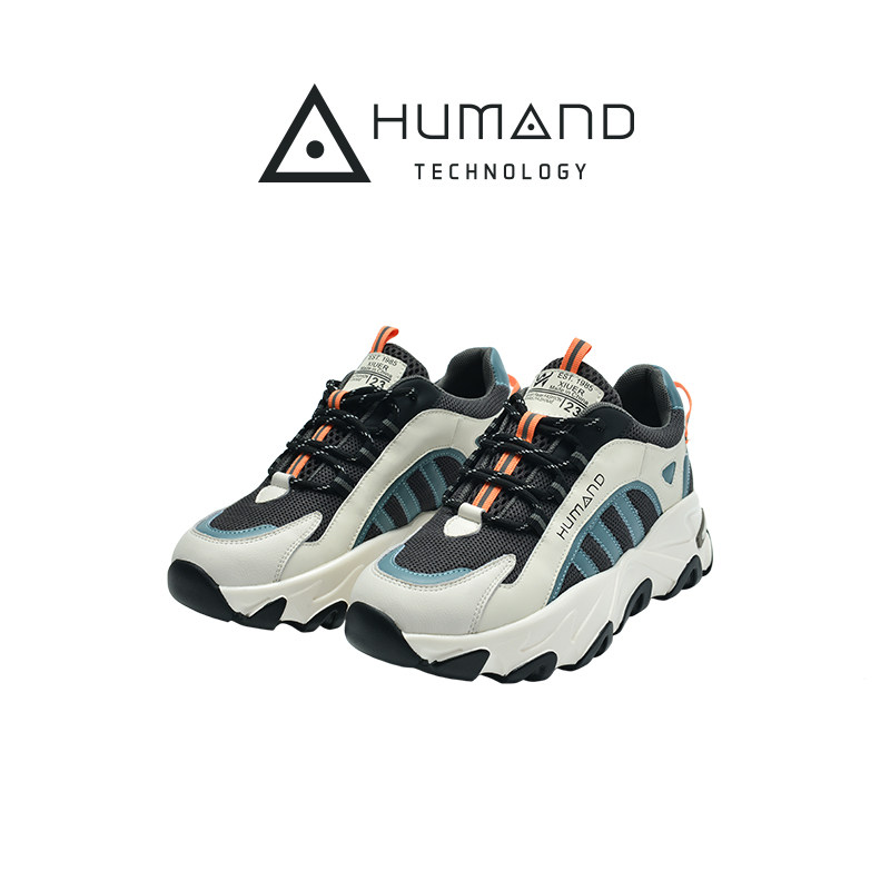 humand亨达科技夏季老爹鞋女舒适透气减震时尚百搭户外休闲运动鞋