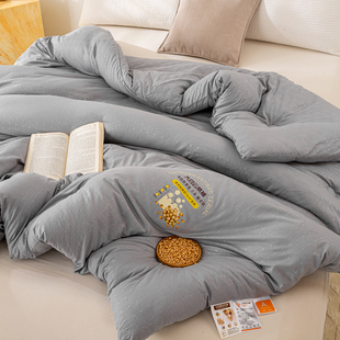 A类云柔棉大豆纤维被冬被棉芯加厚保暖春秋四季 通用宿舍被冬季