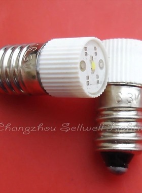 赛远电光源 6.3v E10/ba9s t10x24 白色 LED灯泡 a509 高品质