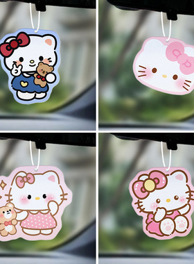 汽车香片挂件2025新款车载香薰持久留香氛车内除异味KT挂饰高档女