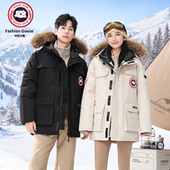 情侣羽绒服男女加拿大风时尚 冬季 派克服外套ST2