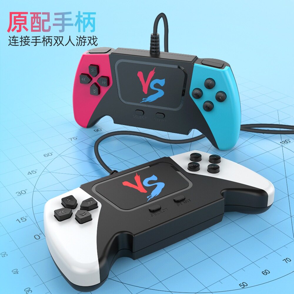 跨境新款掌上游戏机X-ONE 摇杆双人FC超级玛丽3.8寸街机怀旧掌机