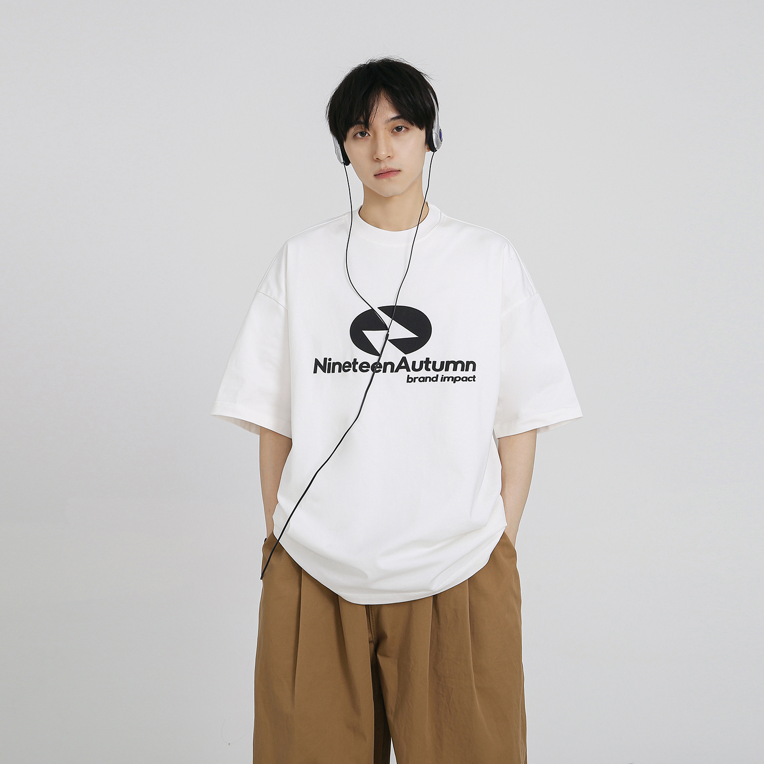 重磅潮牌宽松短袖T恤纯棉学生男