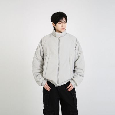 NineteenAutumn冬季新款日系棉服立领短款面包服保暖棉衣外套男女