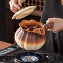 可干烧罐罐壶带盖围炉煮茶壶家用可明火耐热陶罐烤茶煮奶茶罐