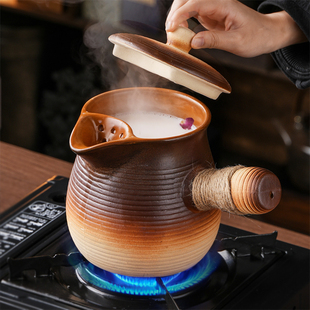 可干烧带盖煮奶茶罐罐壶煮茶壶家用陶壶煮花茶果茶养生茶烤奶罐壶