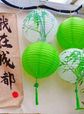 氛围布置古风纸灯笼悬挂吊饰装饰