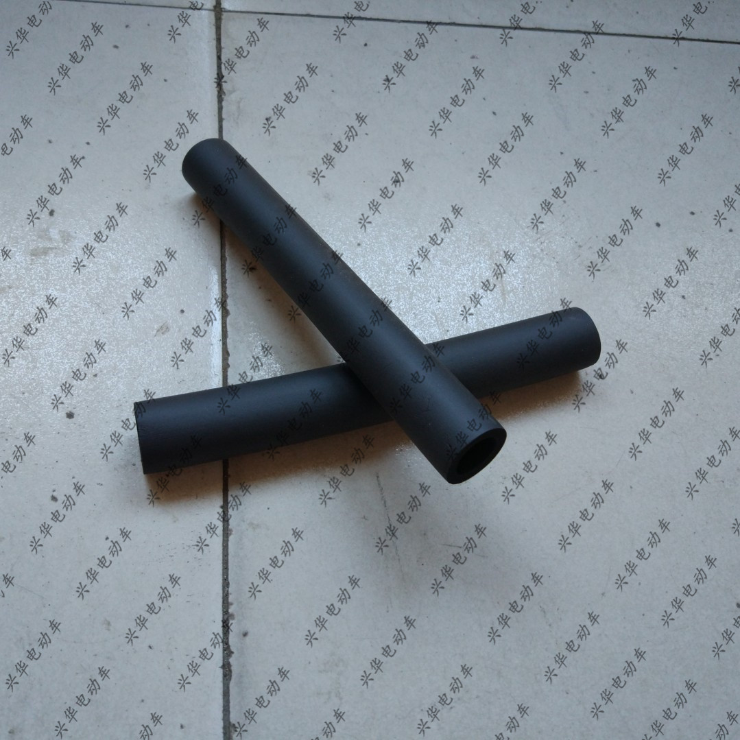 电动车后扶手套 黑把套 海绵套后座扶手彩色双色红黑把套特价