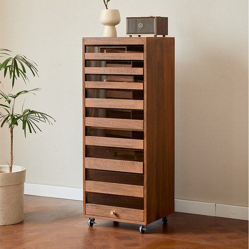 实木牙科柜客厅餐边柜复古博古架