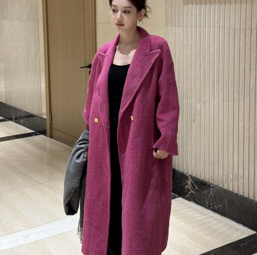 蓝海传说2025手工双面呢长袖女款