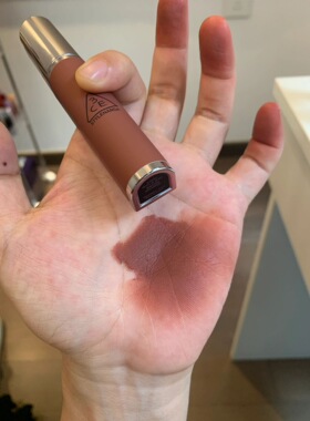 口棕天花板3ce奶唇泥唇釉新品布朗尼WARM BROWNIE肉桂 铁锈棕