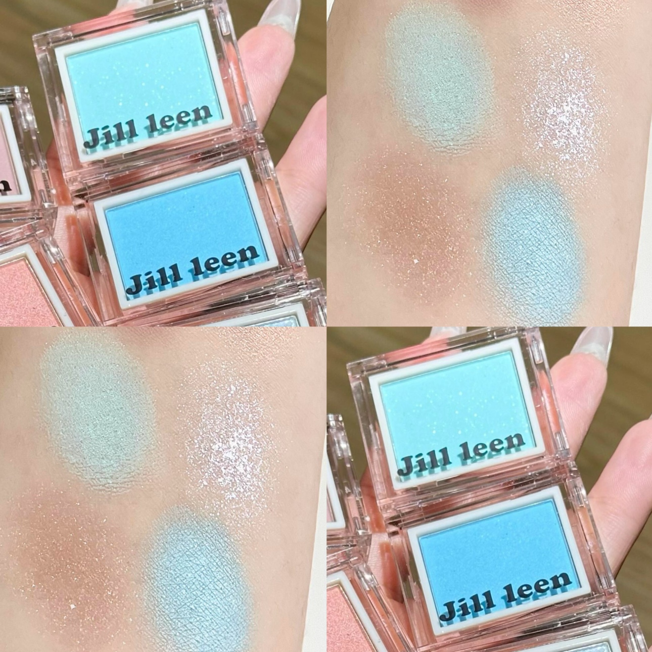 Jill leen单色眼影薄荷绿薄荷蓝29 26 紫色 青苹果30 31 32