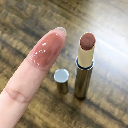 找到人生裸色了！酵色joocyee成膜固体唇蜜561裸米茶土咖调