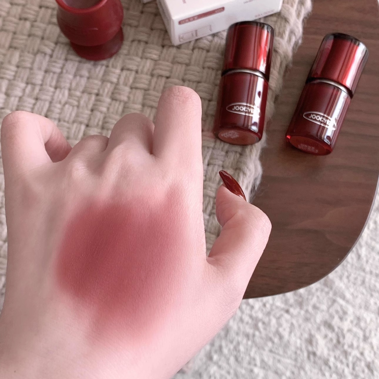 一支画全脸！Joocyee酵色多用霜c23秋冬唇泥哑光雾面唇釉口红