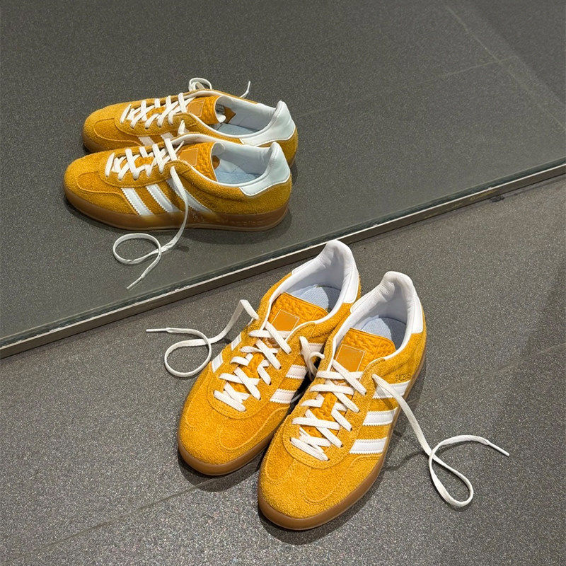复古黄色德训阿甘鞋男女款2026春季新款防滑增高百搭情侣休闲板鞋,运动鞋new,德训鞋,淘宝优惠券,粉丝福利购,淘宝优惠卷