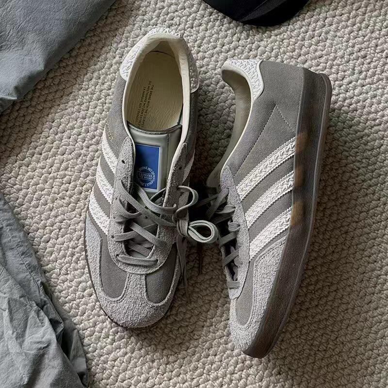 德国正品复古灰色德训鞋男女款2026春季新款情侣低帮运动休闲板鞋